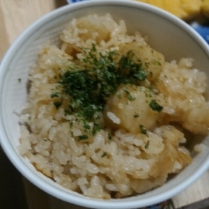 簡単に料亭のような味わいを☆ホタテの炊き込みご飯